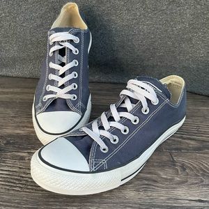 Converse Chuck Taylor All Star Navy Blue/White Sneakers - Women's 10/Men's 8